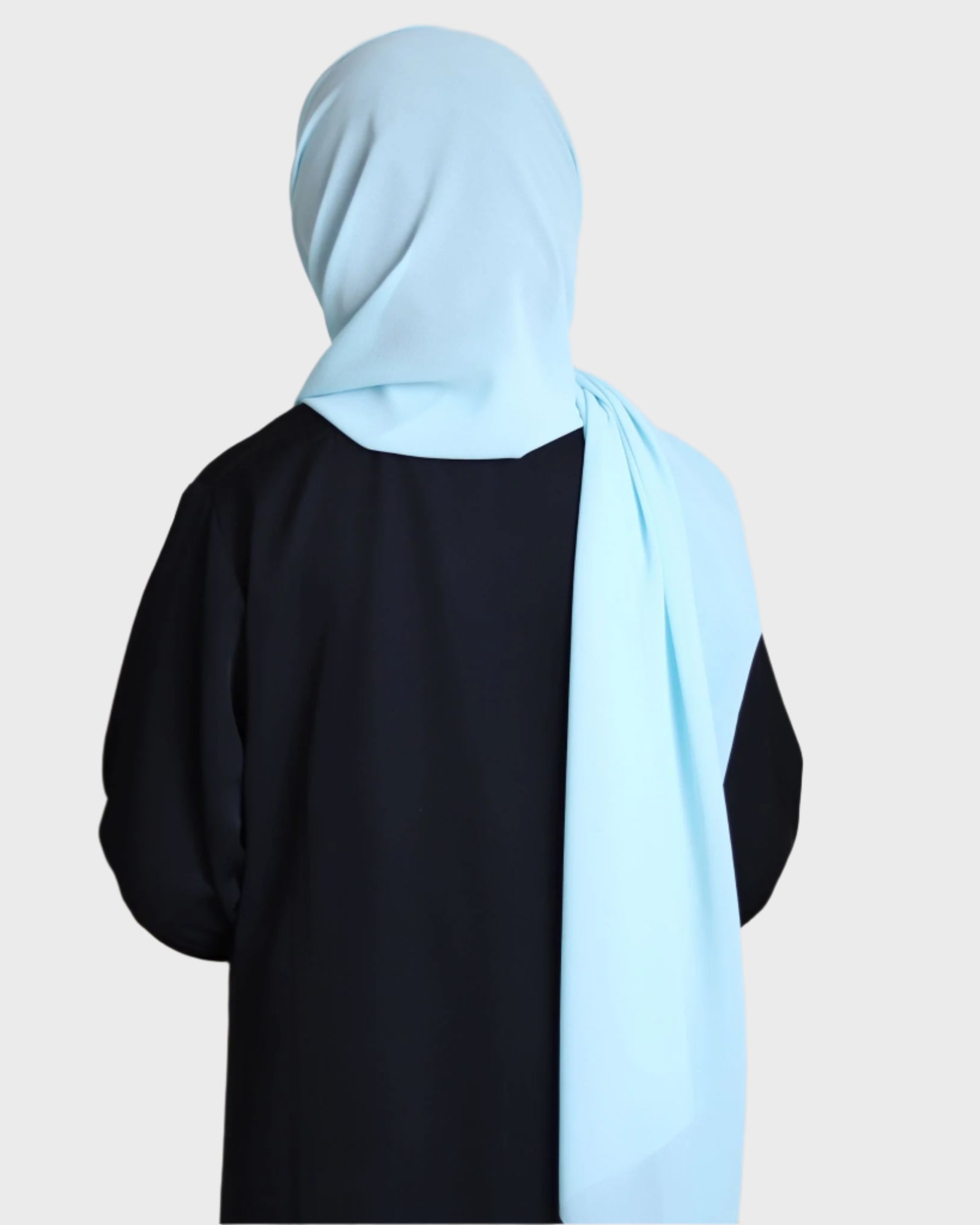 chiffon hijab in mint