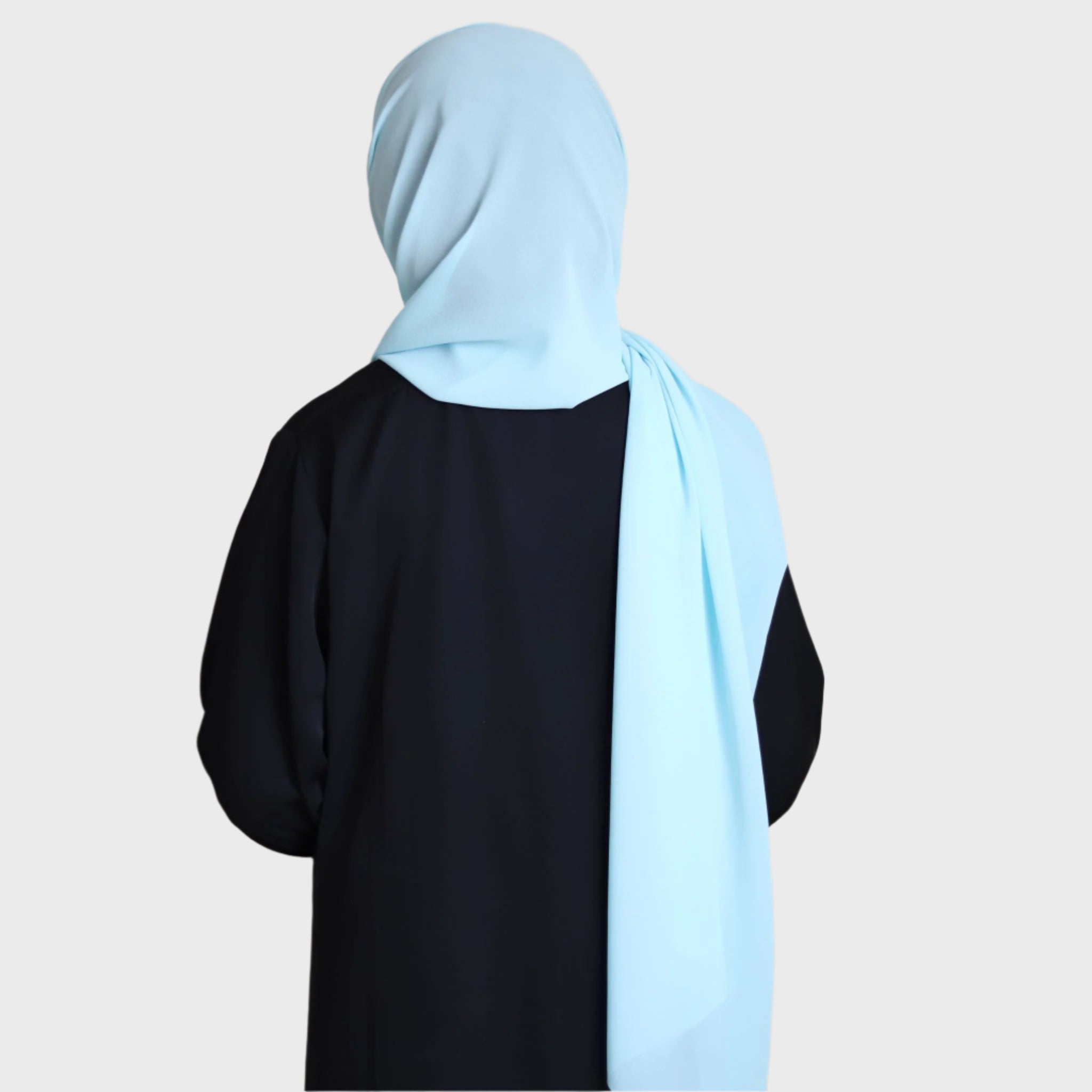 chiffon hijab in mint