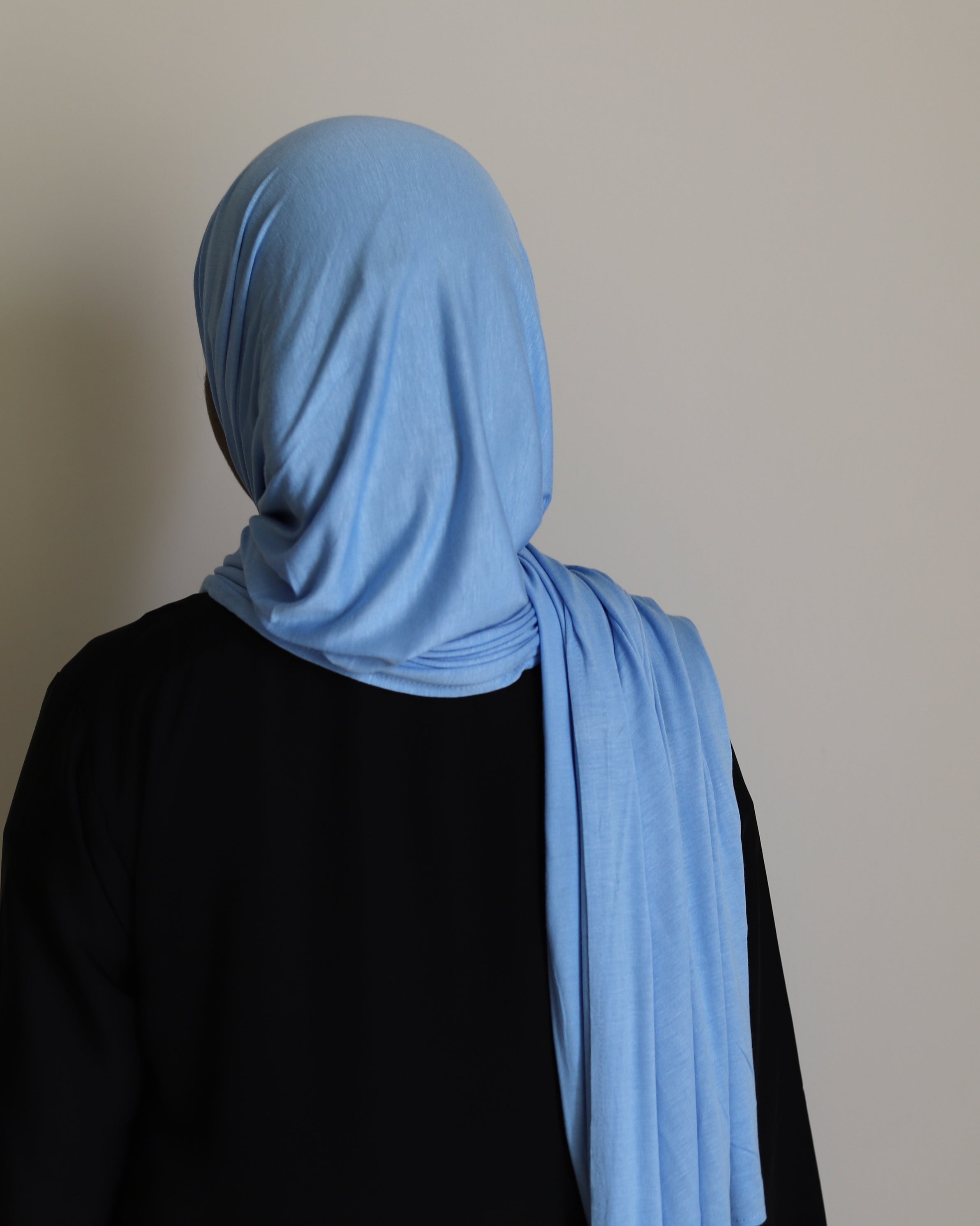 premium periwinkle jersey hijab