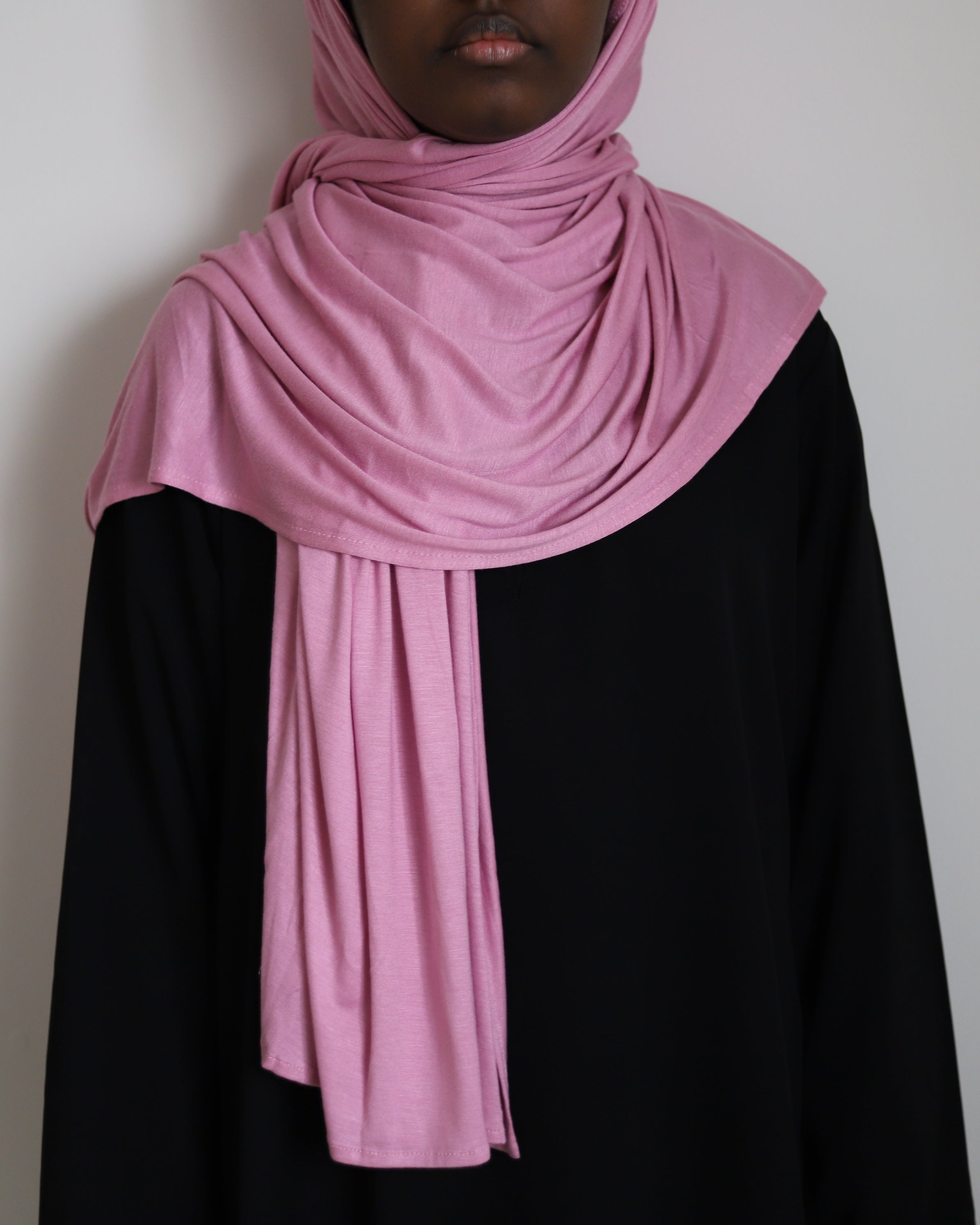 thulian pink jersey hijab