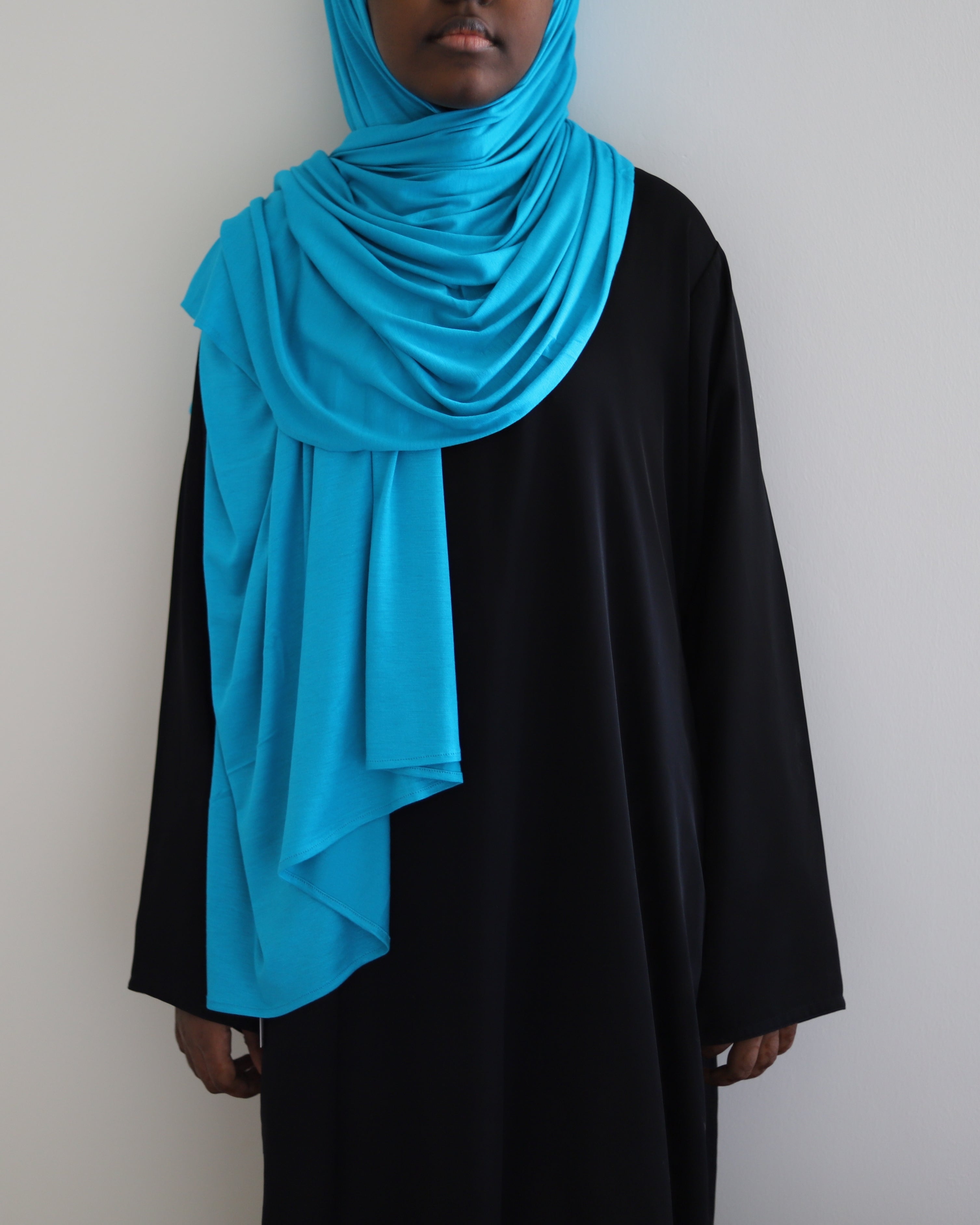 turquoise jersey hijab