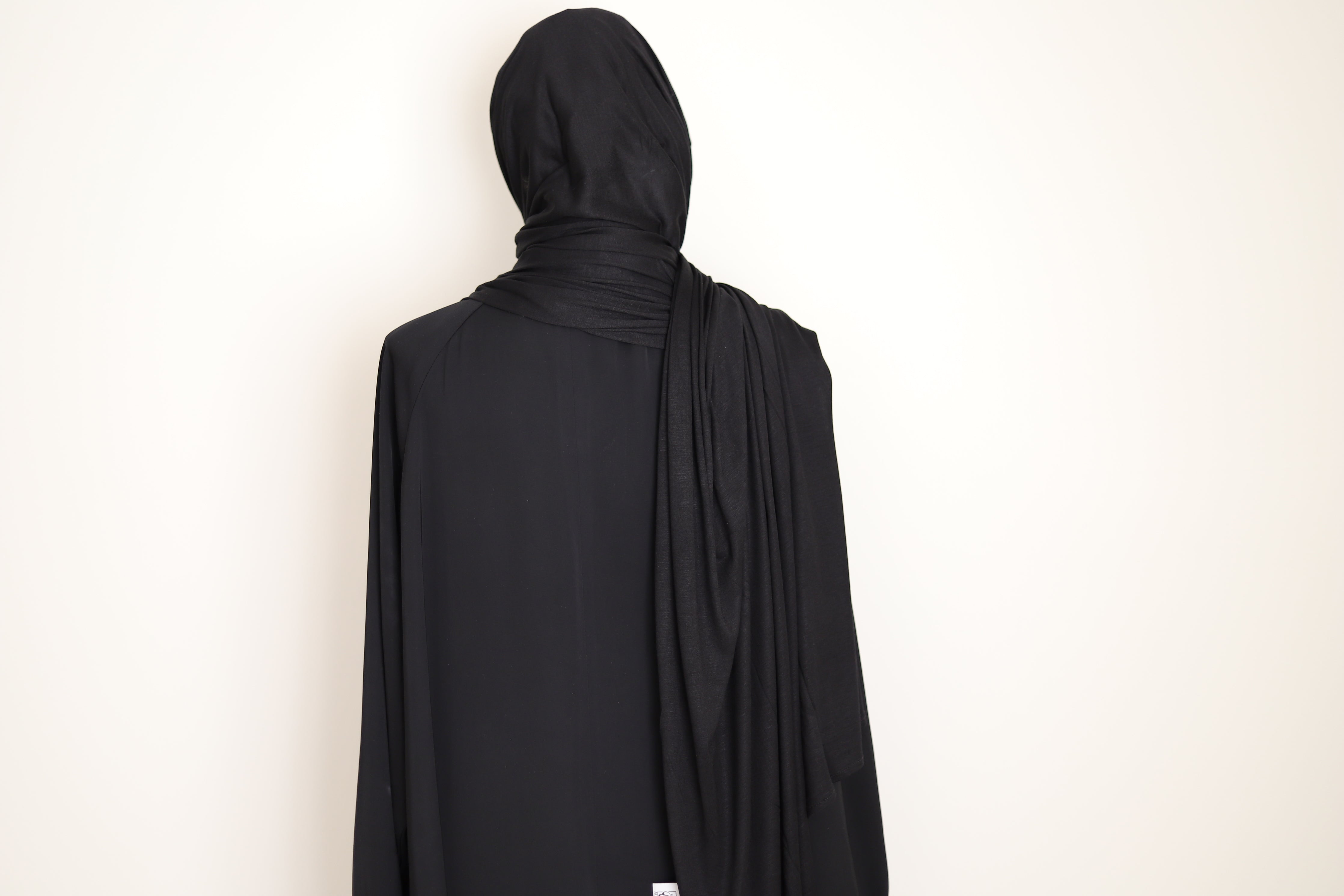 Al MUHAJJABAH Premium Jersey Hijab - Black