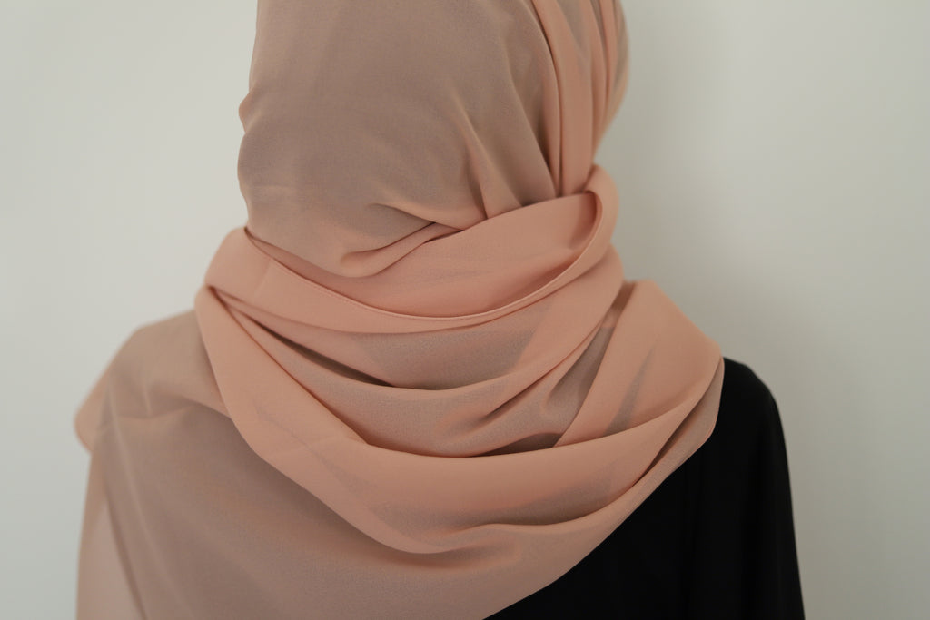 blush chiffon hijab