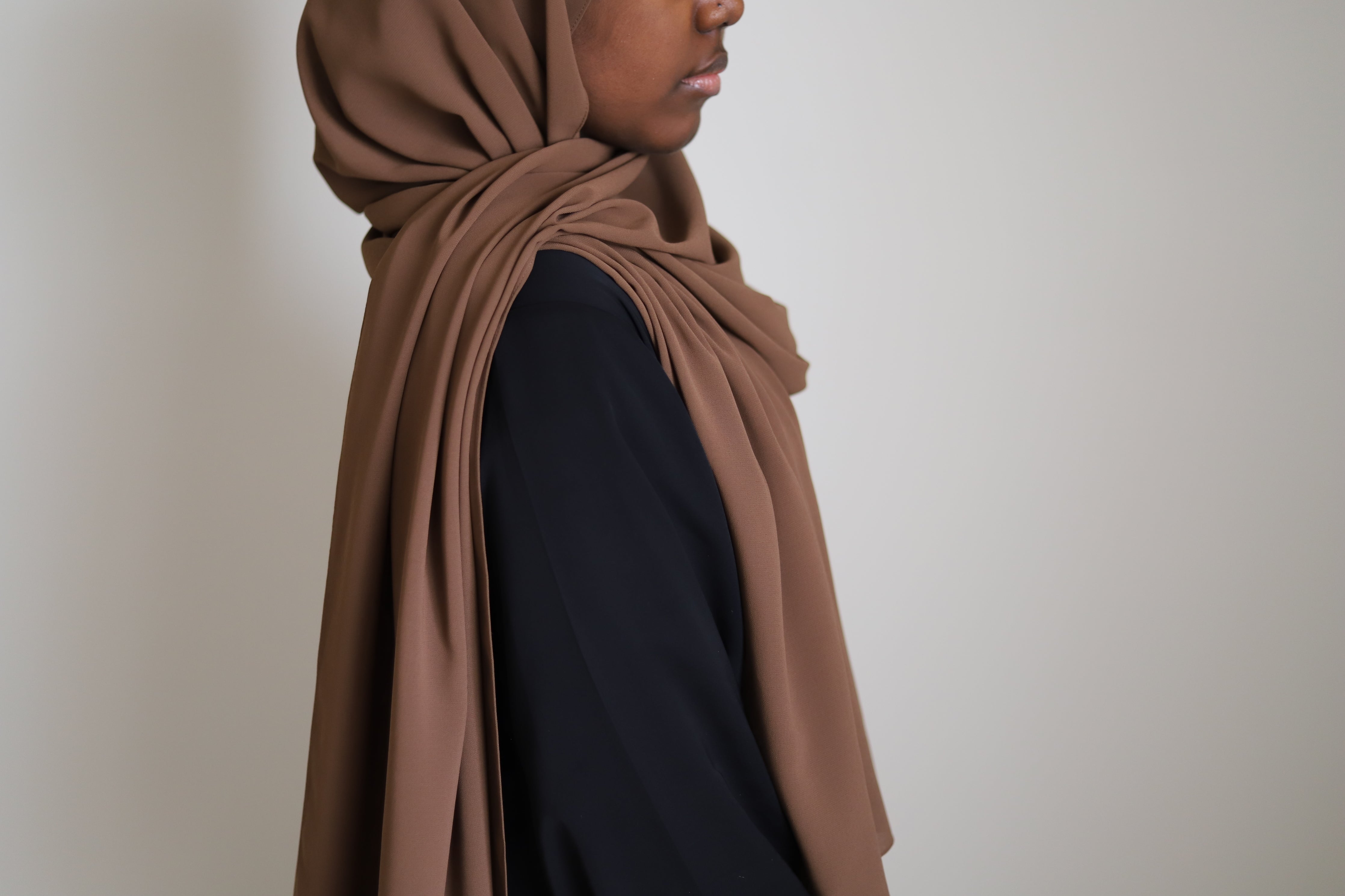 Chiffon Hijab - Chocolate – AL MUHAJJABAH