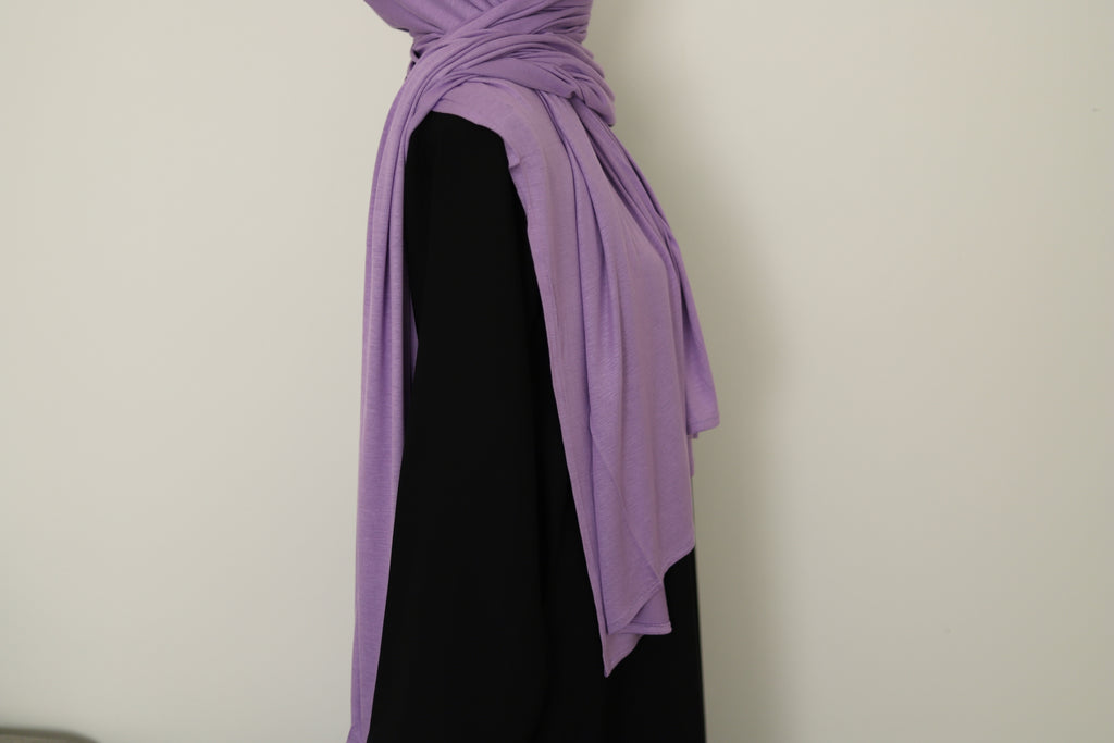 lavender jersey hijab