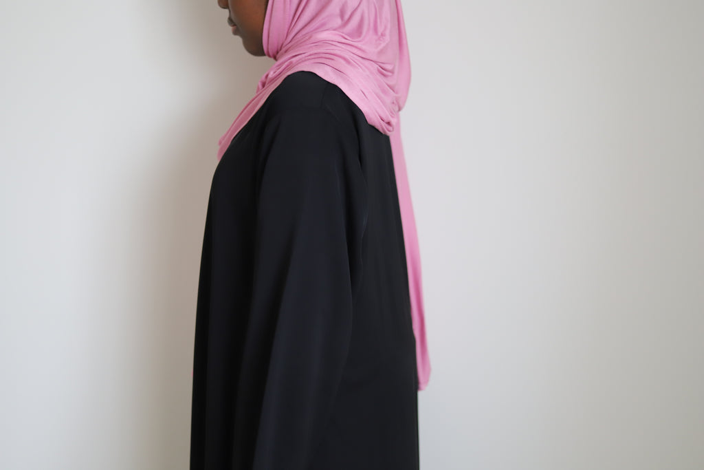 thulian pink jersey hijab