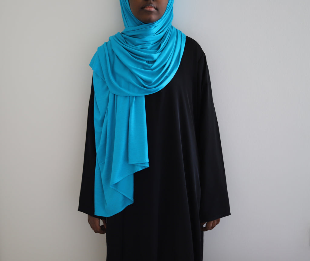 turquoise jersey hijab